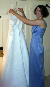 Ash with the dress