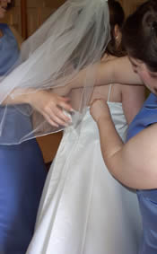 An actual zipping-up shot, instead of a photographer posed one