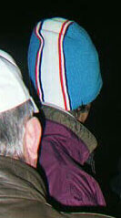Man in Blue Hat